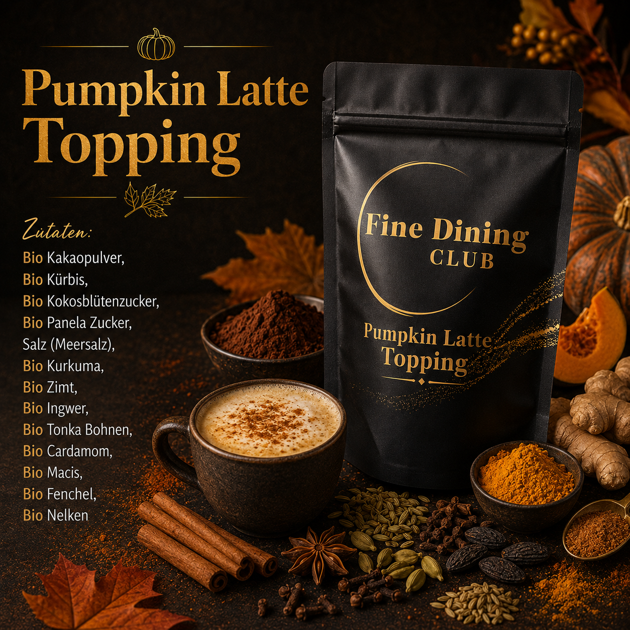 Pumpkin Latte Topping