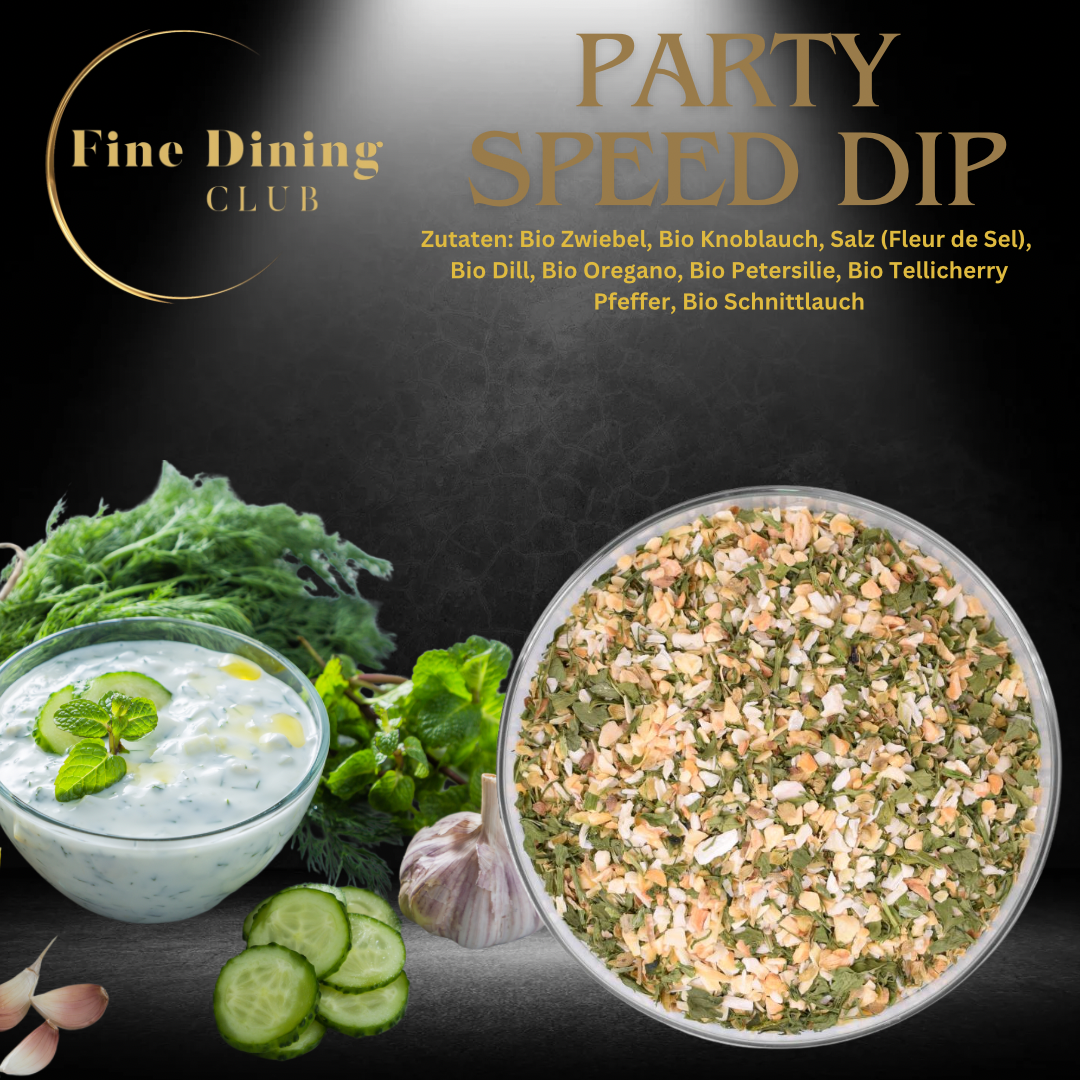 Party Speed Dip Tzatziki Gewürzmischung für Dips